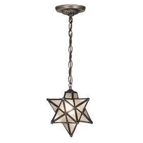 Meyda Tiffany 21837 Pendant, Mahogany Bronze Finish with Clear Seedy Art