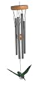Woodstock Percussion HBRS Ruby Throated Hummer Chime, Silver