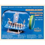 Eigenschaften Weico 80119 / Weico 80119 - Buddelschiff Wikingerkönig Knut II ohne Flasche