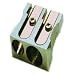 Charles Leonard Inc., Pencil Sharpener - Metal - Two Hole - Rectangular - 1 each, 77755