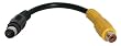 StarTech.com SVID2COMP 6-Inch S-Video to Composite Video Adapter Cable