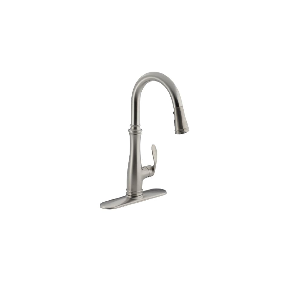Kohler K 596 Bl Simplice Single Hole Pull Down Kitchen Faucet