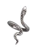 STERLING SILVER SNAKE ADJUSTABLE RING