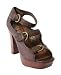 Jeffrey Campbell Shoes The Bella Shoe in Brown,Shoes for Women