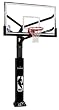 Spalding Arena View In-Ground Basketball System with Glass Backboard, 72-Inch