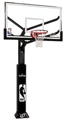 Spalding Arena View In-Ground Basketball System - 72" Glass Backboard