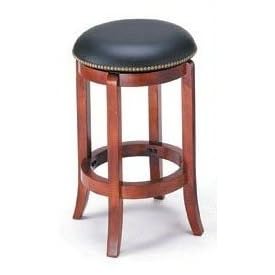 Chelsea Swivel Bar Stool Cherry Finish 24 High by San Tan Decor And More