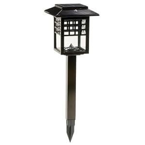 Moonrays 91234 Prairiescape Single Contemporary Antique Brown Solar Fixture by Coleman Cable