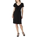 Merona&reg; Rufle V-Neck Knit Dress - Ebony
