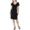 Merona&reg; Rufle V-Neck Knit Dress - Ebony