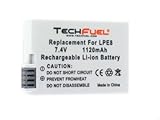 Canon EOS Rebel T3i Digital Camera Battery - Premium TechFuel® LP-E8 Batte ....