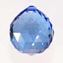 40MM VINTAGE CRYSTAL BLUE FENG SHUI BALL