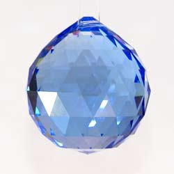 40mm Blue Crystal Ball Prisms