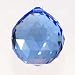 40MM VINTAGE CRYSTAL BLUE FENG SHUI BALL