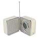 Electronics : Kito Design VR15 Vintage Radio - Beige