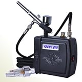 Professional Easy Handling Dual Action Airbrush Kit Machine Nail Tattoo Makeup Mini Air Compressor Portable Machine Equipment Device Facility