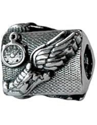 Sterling Silver Running Shoe Zable Bead Charm BZ2046