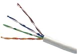 B & A Computer Build Your Own Network Cable Kit: 250 Feet White Cat 5e Cable, 100 Cat 5e Plugs, Crimp Tool, and Cable Tester