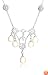 Sterling Silver Freshwater Cultured Pearl & Pave Cubic Zirconia Chandelier Necklace, 17