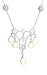 Sterling Silver Freshwater Cultured Pearl & Pave Cubic Zirconia Chandelier Necklace, 17