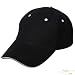 New Wool Look Sandwich Caps-Black White