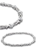 14kt White Gold And Diamond Bracelet