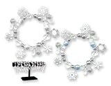 Christmas Holiday SNOWFLAKE STRETCH BRACELET
