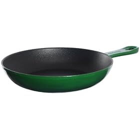 Le Creuset Cast Iron Omelette Pan, Jade Green, 20 cm