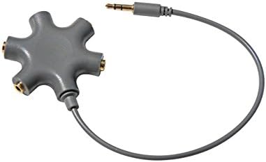 Gadgetsville 3.5mm Male-to-female 5 Way Stereo Headphone Splitter
