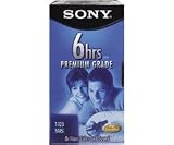 Sony 120-Minute Premium-Grade VHS Videocassette - 120 Minutes, Single