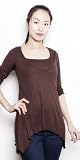 Zara Hankerchief Hem Top - nursing/maternity - XS-XL