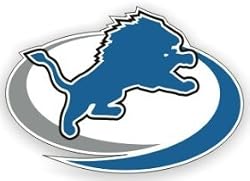 Detroit Lions 12"x12" Die-Cut Window Film - Football Sports Merchandise
