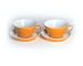 ARZBERG TRIC Orange 2er Set Cafè-au-lait-Tassen 0,35Ltr.