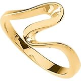 14K White Gold Metal Fashion Ring