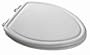 American Standard 5260.295.020 Traditional Champion-4 Elongated Slow Close Molded Wood Toilet Seat with Cover, White