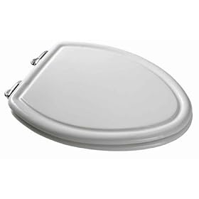 American Standard 5260.295.020 Traditional Champion-4 Elongated Slow Close Molded Wood Toilet Seat... by American Standard
