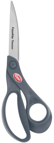 Clauss ExtremEdge Titanium Bonded Adjustable Tension Industrial Shears, Knife Edge, Grey, 8 Bent