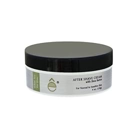 eShave After Shave Cream with Shea Butter for Normal to Sensitive Skin - White Tea Hair Removal Products