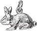 Jewelry : Rabbit Charm by Rembrandt Charms