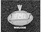 Western Michigan Broncos WMU Football Pendant - Sterling Silver Jewelry