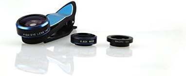 Camera Lens， New Universal 3in1 Clip Lens 198 Degree Fisheye Lens 0.63x Wide Angle Lens 15x Macro Lens for Iphone Samsung HTC