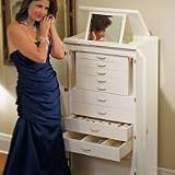 Frontgate - Womenâs White Jewelry Armoire