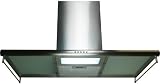 Yosemite Home Decor MCSS36S Contemporary Series Canopy Hood, 36-Inch, Stainless Steel and Frost Glass
