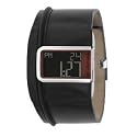 Diesel Men's Series IV Negative Display Leather Cuff Watch #DZ7033