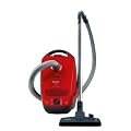 Miele S 2121 Staubsauger (1.600 Watt, 80 dB, FiberteQ-Gleitsohle, 3-Punkt-Lenkung, 9 m Aktionsradius, Air-Clean-Filter, Wechselanzeige) mangorot