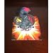 BAKUGAN SEASON 2 BAKUNEON SINGLE LOOSE TRANSLUCENT GREY ABIS OMEGA (BLUE EYES) RANDOM G POWER