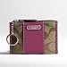 Coach Penelope Signature Skinny Coin Case with Key Chain 43291 Berry