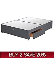 Classic Sprung Divan with 2 Large Drawers