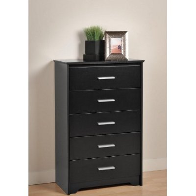 Prepac Furniture Coal Harbor Five Drawer Chest Dresser