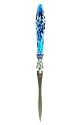 The Write Style Letter Opener with Glass Handle - Blue